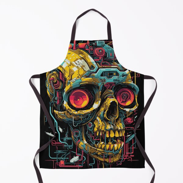 Artikelvorschau, Circuit Sentinel Skull Art entworfen und verkauft von robertmullineux.
