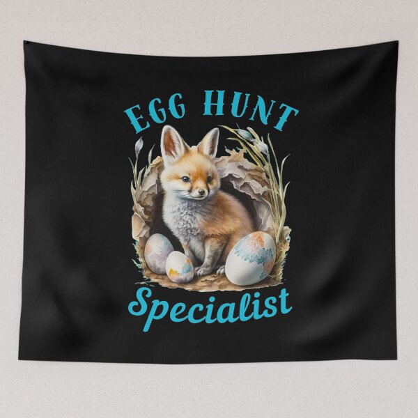 Item preview, Egg Hunt Specialist. vintage fox designed and sold by FoxVibes.