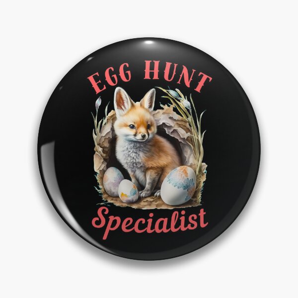 Item preview, Egg Hunt Specialist. retro fox designed and sold by FoxVibes.