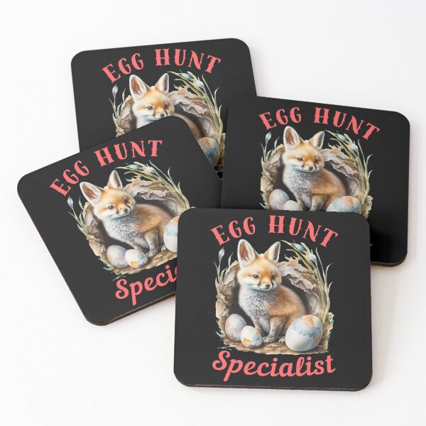 Item preview, Egg Hunt Specialist. retro fox designed and sold by FoxVibes.