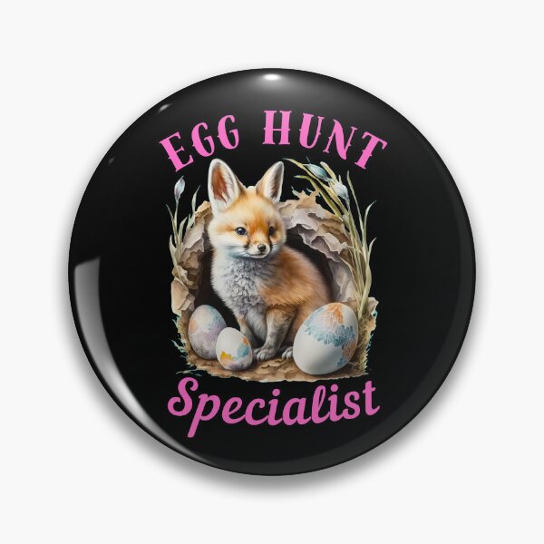 Item preview, Egg Hunt Specialist. fox foxes designed and sold by FoxVibes.