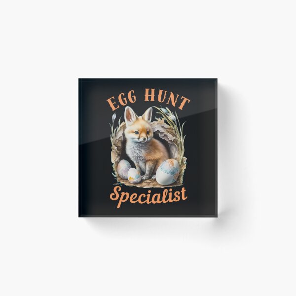 Item preview, Egg Hunt Specialist. fox watercolor designed and sold by FoxVibes.