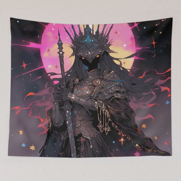 Item preview, Cosmic Dark Fantasy Sorcerer Anime designed and sold by bubblegoth.