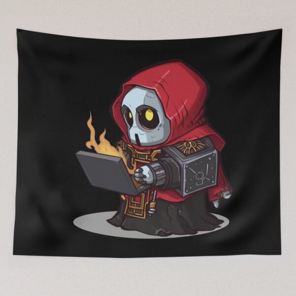 Item preview, Admech Holy Laptop Fire designed and sold by WarHaven.