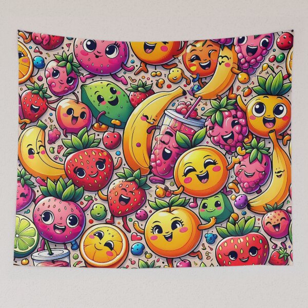 Item preview, Fruit Fiesta - Joyful Dance Party designed and sold by Bottron9000.