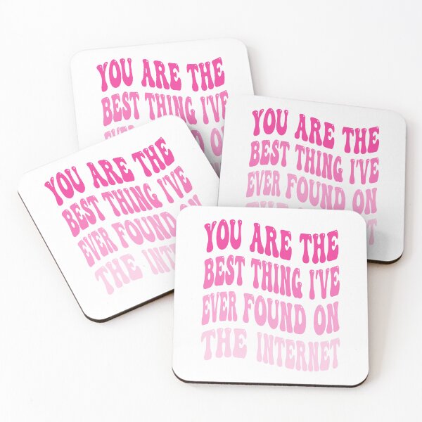 Artikelvorschau, Du bist das Beste, was ich je im Internet gefunden habe entworfen und verkauft von QUOTABLE STICKERS.