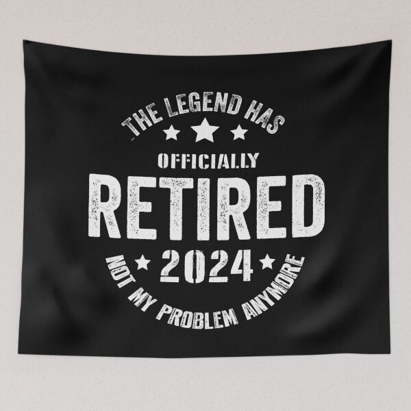 Item preview, THE LEGENDE HAS OFFICIALLY RETIRED 2024 NOT MY PROBLEM ANYMORE designed and sold by Fateh-Kro ⭐⭐⭐⭐⭐.