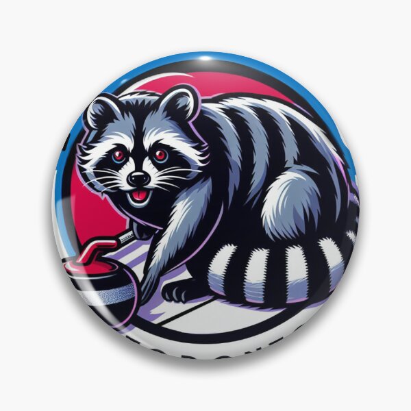 Item preview, Toronto Raccoons Curling - Premier Curling League designed and sold by leftbutton.
