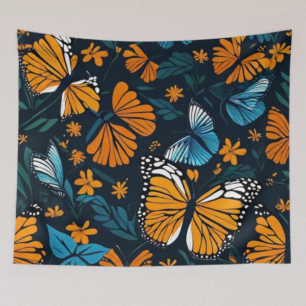 Item preview, 002 Monarch Butterfly in Nordic Minimalist Design designed and sold by Alexis Art Collection.