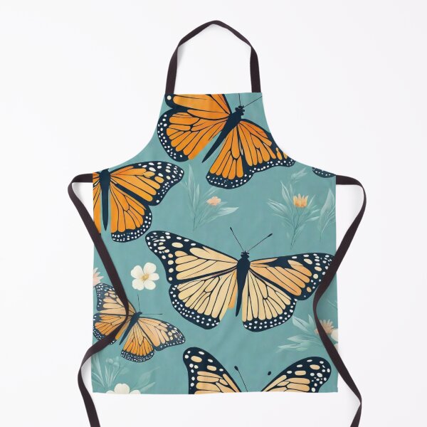 Aperçu de l'œuvre 003 Monarch Butterfly in Nordic Minimalist Design créée et vendue par Alexis Art Collection.