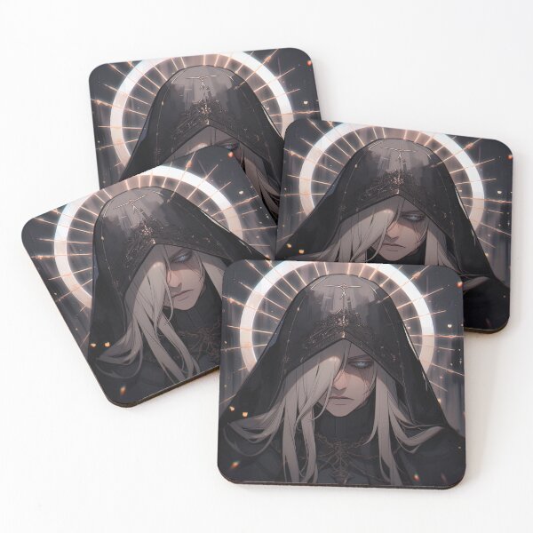 Item preview, Dark Gothic Cleric Fantasy Priest Anime designed and sold by bubblegoth.