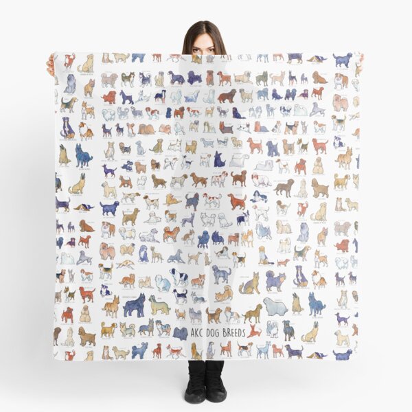 Every AKC Dog Breed Scarf