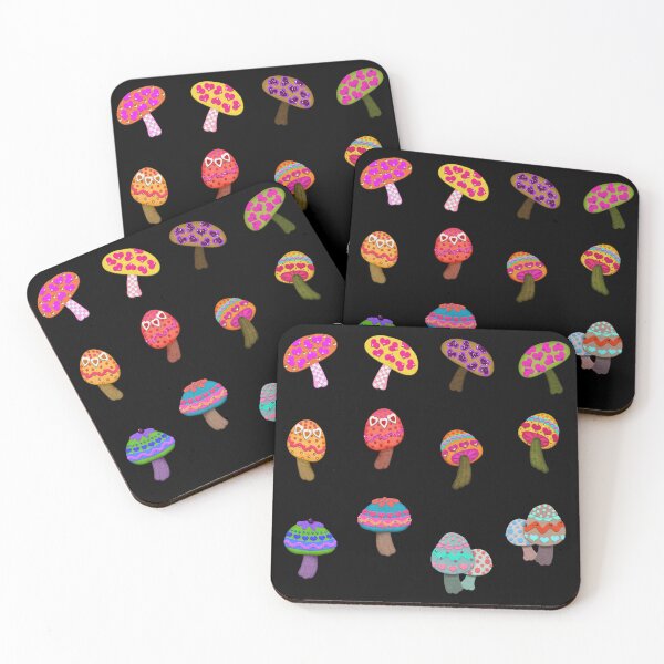 Item preview, Those Cute Felt Look Embellished Mushrooms by Cherie designed and sold by CheriesArt.