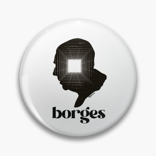 Item preview, Jorge Luis Borges Silhouette art illustration designed and sold by burrotees.