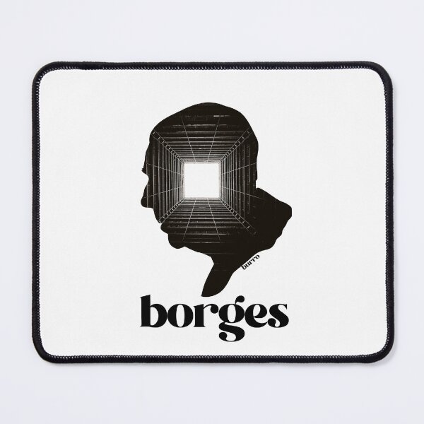 Item preview, Jorge Luis Borges Silhouette art illustration designed and sold by burrotees.