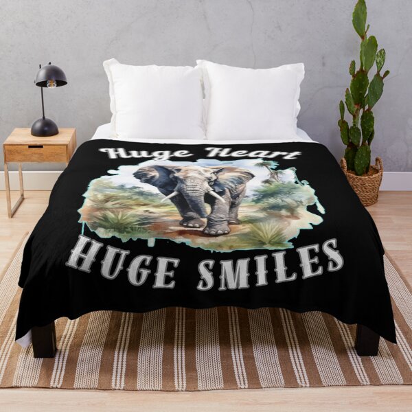 Item preview, Huge Heart, Huge Smiles. surreal elephant designed and sold by ElephantVibes.