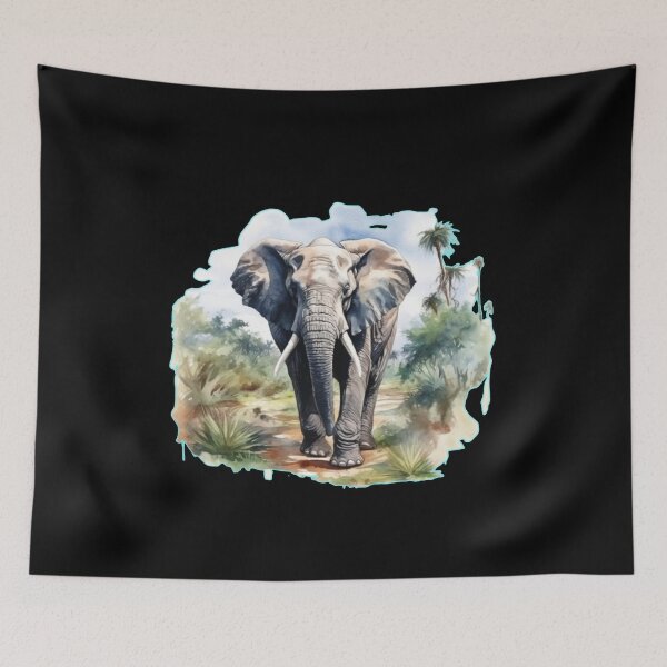 Item preview, Wild Elephant designed and sold by ElephantVibes.