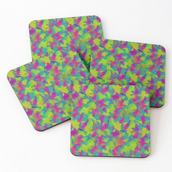 Item preview, Abstract Colorful Leaf Pattern designed and sold by calibrit.