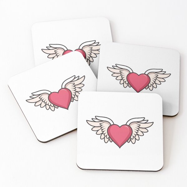 Item preview, Heart with wings designed and sold by PotatoBandito.