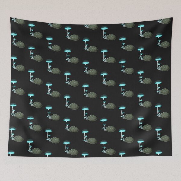 Item preview, Glow mushrooms in a turtle shell designed and sold by vintagejudy.