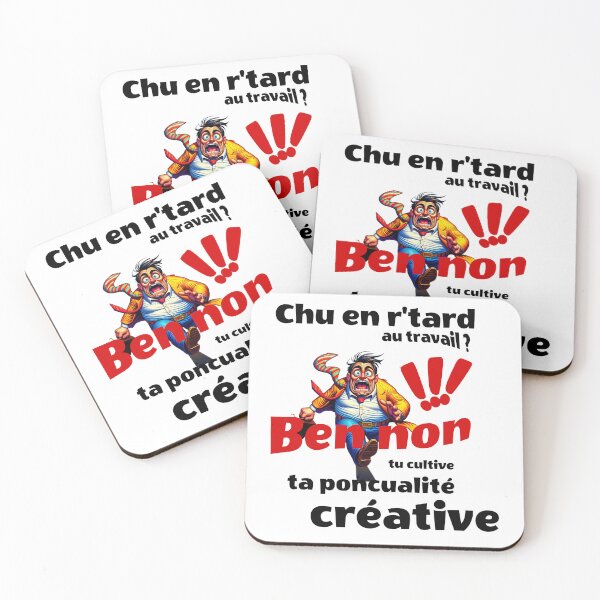 Item preview, chu late for work? well no !!! you cultivate your creative punctuality. designed and sold by jean giosi.