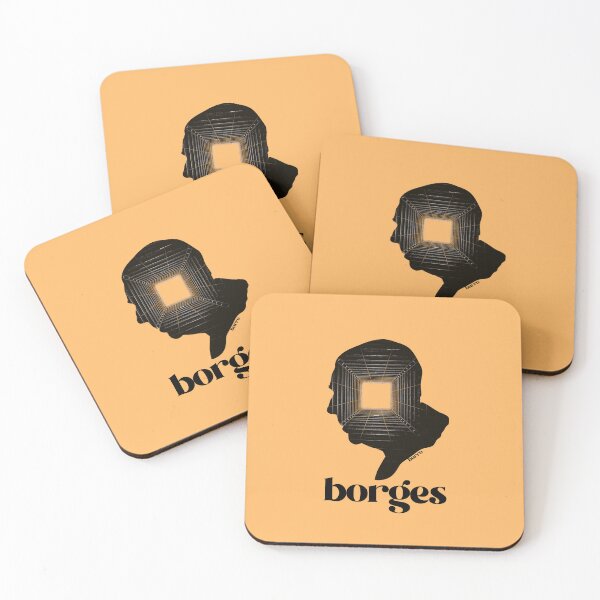 Item preview, Jorge Luis Borges Silhouette art illustration designed and sold by burrotees.