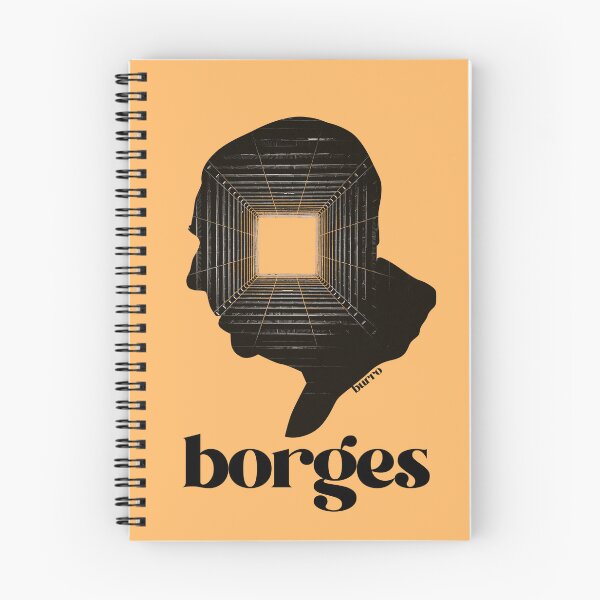 Item preview, Ilustración de arte de silueta de Jorge Luis Borges designed and sold by burrotees.