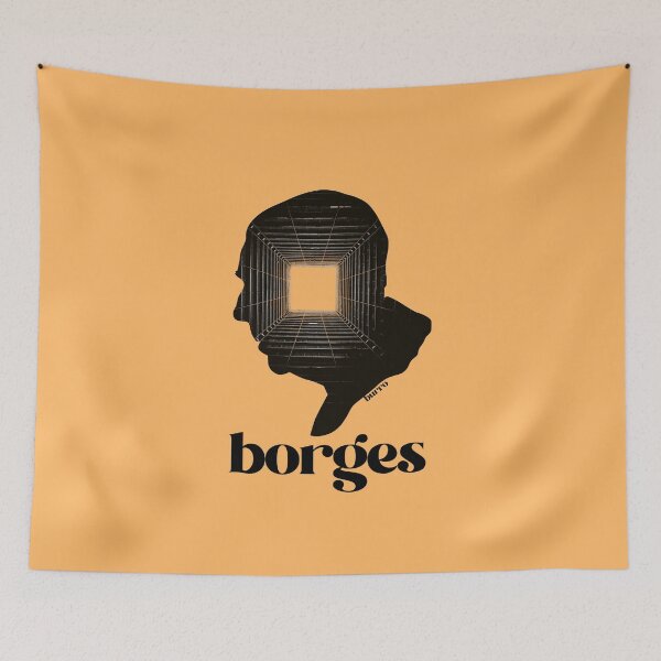 Item preview, Jorge Luis Borges Silhouette art illustration designed and sold by burrotees.
