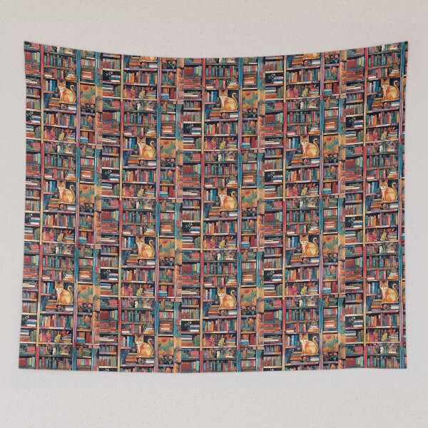 Item preview, Cats In The Library designed and sold by echowood26.