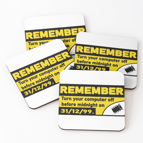 Item preview, Remember to turn your computer off before midnight - Millennium Bug - Y2k designed and sold by WeMadeOurWorld.