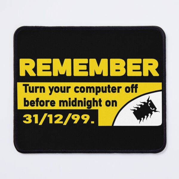 Item preview, Remember to turn your computer off before midnight - Millennium Bug - Y2k designed and sold by WeMadeOurWorld.