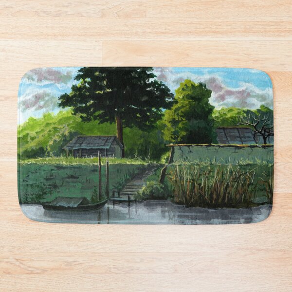 Item preview, Village Scenery designed and sold by MariaCameliaArt.