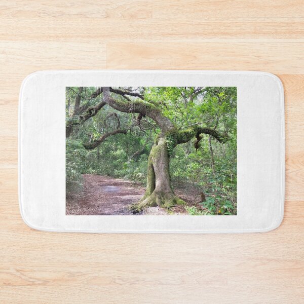 Item preview, Bent Oak Tree on a trail designed and sold by Easley-Does-It.