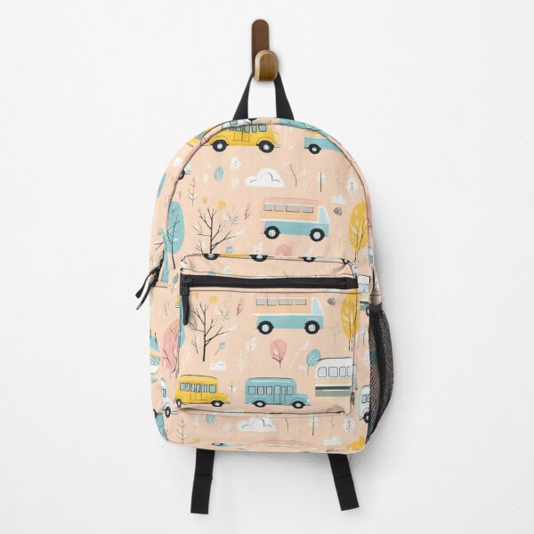Item preview, 001 School Bus in Nordic Minimalist Design designed and sold by Alexis Art Collection.