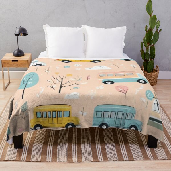 Item preview, 001 School Bus in Nordic Minimalist Design designed and sold by Alexis Art Collection.