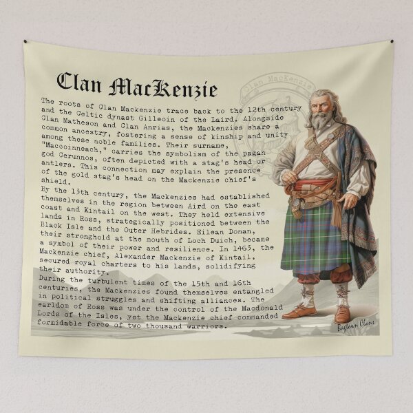 Item preview, MacKenzie Scottish Clan History  designed and sold by BagTown Clans.