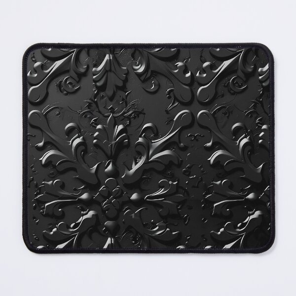 Item preview, Gothic Elegance - Dark Symmetry Damask Pattern designed and sold by Sir Meow Meow.