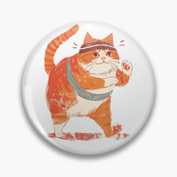 Artikelvorschau, Katzenfitness. Neujahrsvorsatz. Fitness. Fitspo Cat 3 T-Shirt entworfen und verkauft von DayummnDesigns.
