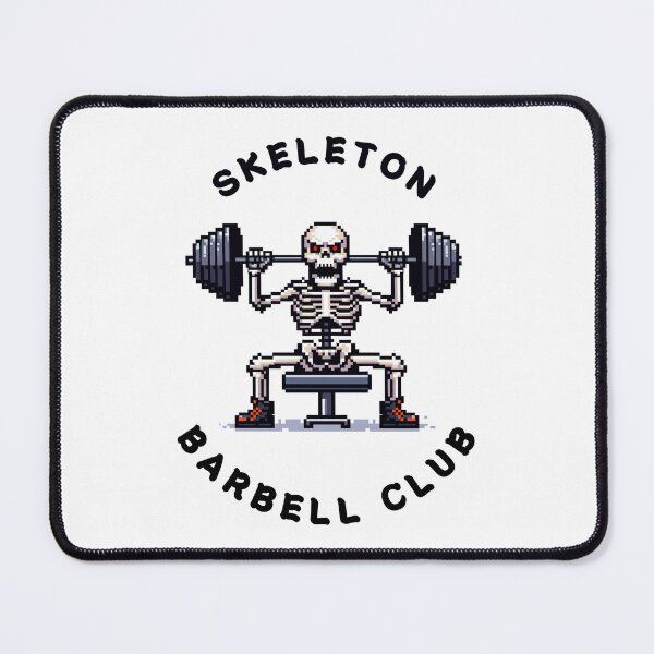 Item preview, Skeleton Barbell Club designed and sold by FriskyLama.