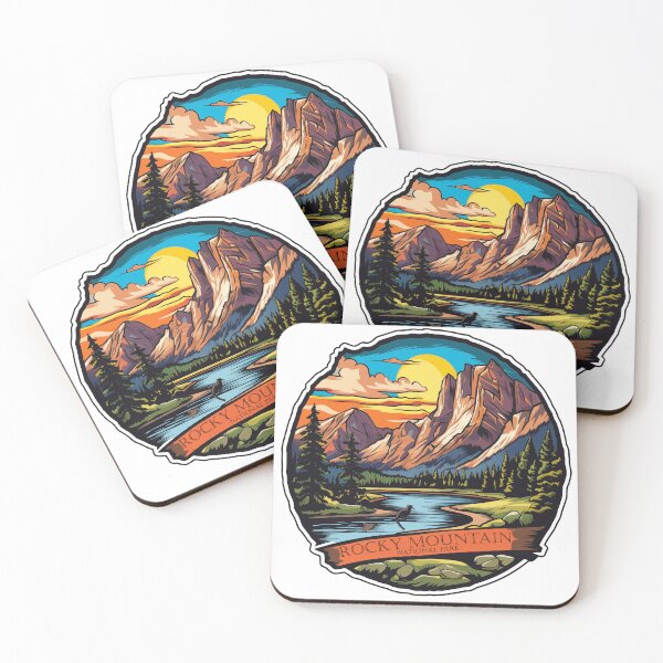 Item preview, Colorado - Rocky Mountain National Park designed and sold by NickKnackGarage.