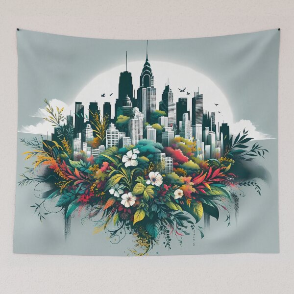 Item preview, Urban Bloom - Nature Meets Metropolis designed and sold by Bottron9000.