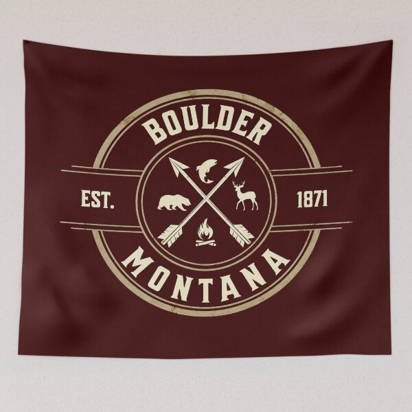 Item preview, ( 406 ) Boulder Montana  Est  1871 designed and sold by Gilby-Designs.