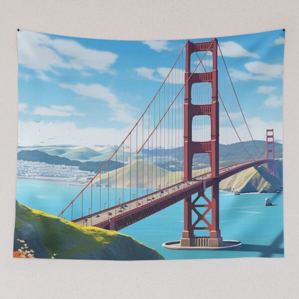 Item preview, Golden Gate Bridge, San Francisco, California USA designed and sold by Myra365Art.
