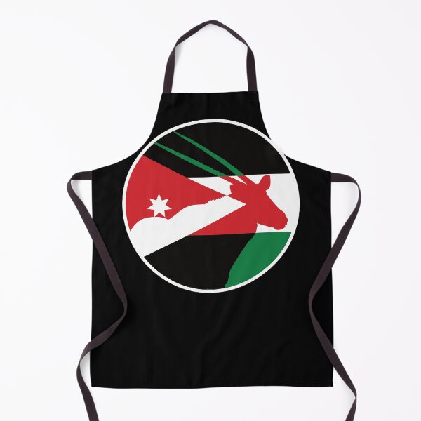 Item preview, Jordan Arabian oryx Jordanian National Animal Flag designed and sold by FlagX.