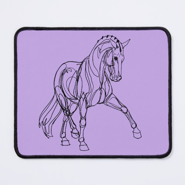 Item preview, Sketchy Dressage Half Pass designed and sold by DappledMoon.
