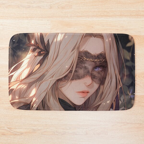 Item preview, Mystical Blindfolded Maiden Anime Girl designed and sold by bubblegoth.