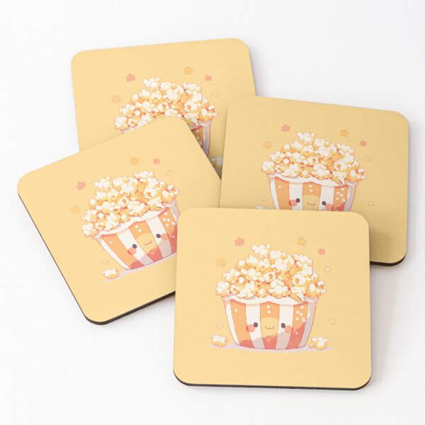 Item preview, Cute Smiling Popcorn Bucket designed and sold by ArtstyleAlchemy.