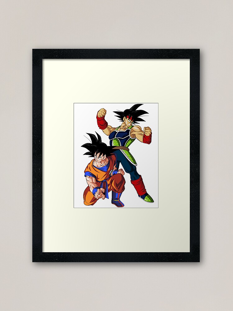 golden frezzer and goku ss blue Art Board Print by angelusdark