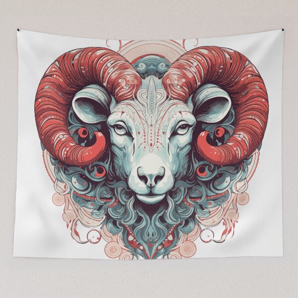 Item preview, Aries - March 21 - April 19 designed and sold by stickermepink.