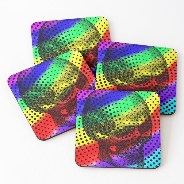 Item preview, rainbow skull designed and sold by PaintDesigns.
